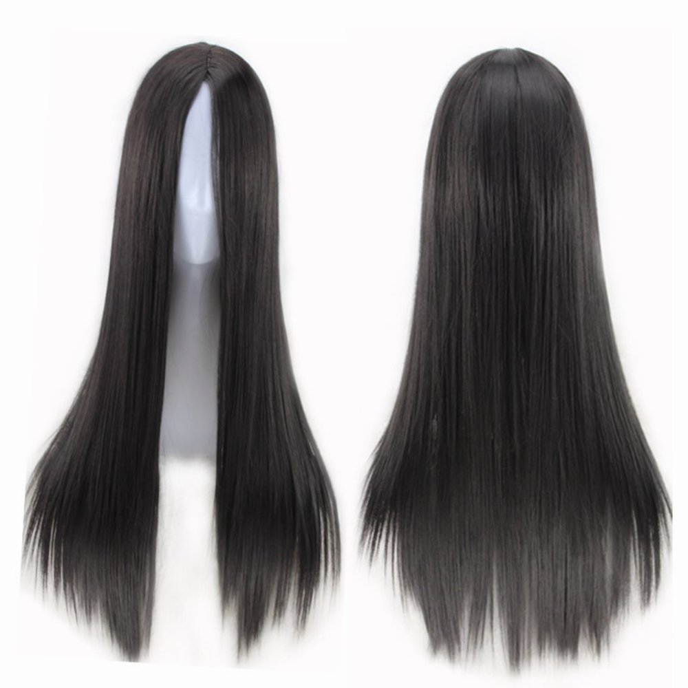 Black straight hair wig Inches 10 12 14 16 18 20 22 24